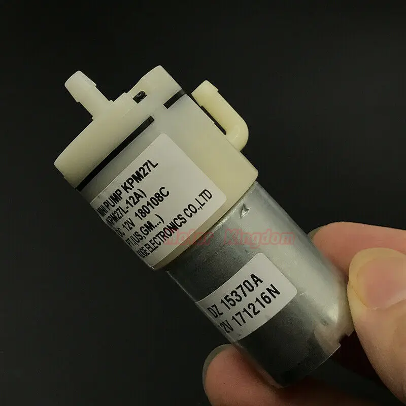 С источником питания от постоянного тока, 6 V-12 V 9V Небольшая 370 мотор воздушный насос вакуумный насос отрицательное Давление насос с воздушным входе и выходе Koge KPM27L