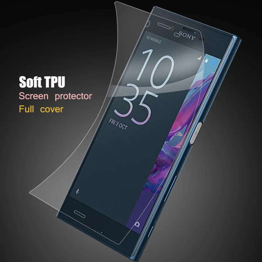 Arsmundi 3D полное покрытие Защитная пленка для экрана мягкая Sony Xperia XZ3 XA1 XA2 Ultra XP XZ Premium