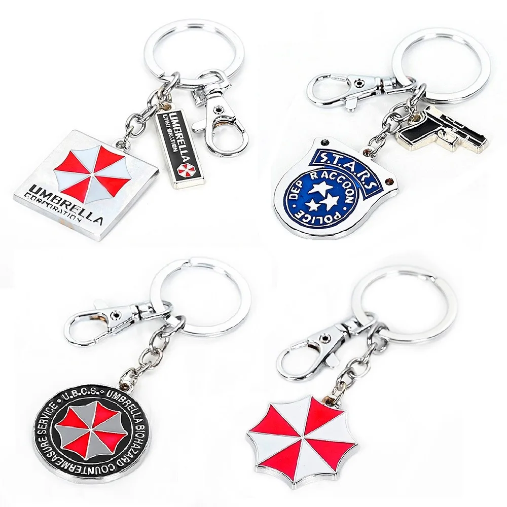 Umbrella Corporation Science Keyring Keyring Pendant Key Holder Car Decor Gift Re8