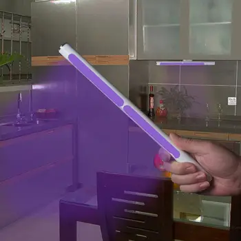 

2020 Handheld UV Sterilization Stick Portable Germicidal Lamp USB Portable Sterilization Stick Smart Touch Sterilizer