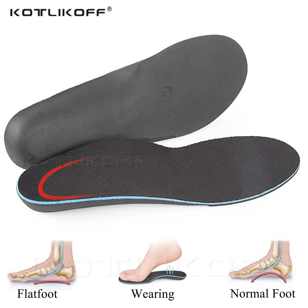 

KOTLIKOFF EVA Orthotic Insoles For Shoes Flat Foot Arch Support Hard Shoes Pad Orthopedic O X Leg Valgus Varus Shoe Insert Pad