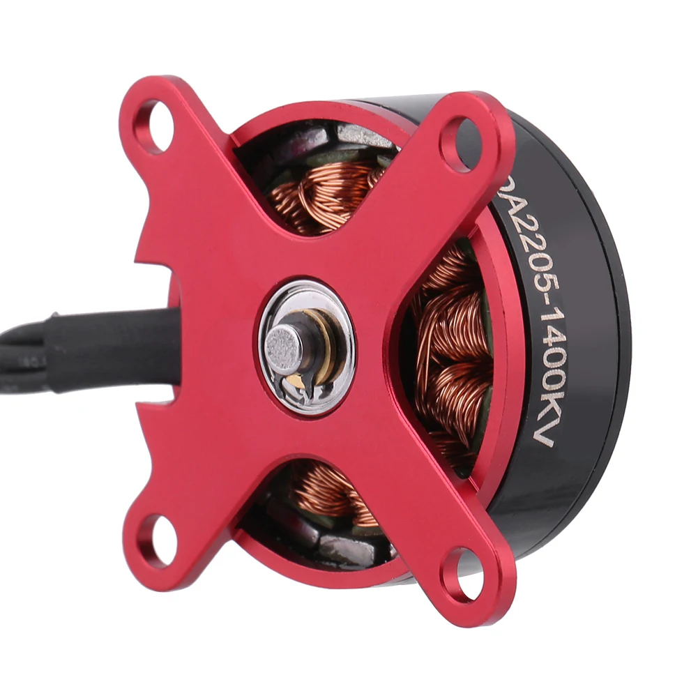 Puseky qx-motor QA2205 1400KV бесщеточный двигатель 2-3S ротор бесщеточный двигатель для RC фиксированное крыло самолет