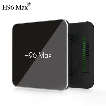 

Android 8.1 TV Box H96 Max Amlogic S905X2 4 K Media Player 4 GB RAM 32G X96Max DDR4 QuadCore 2.4G+5G Dual Wifi pk H96 Max Plus