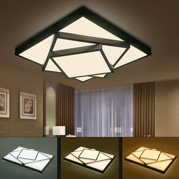 

220V 24W Dimmable LED Ceiling Light Fixture Home Living Room Bedroom Decor Kitchen Square Stack Ceiling Lamp