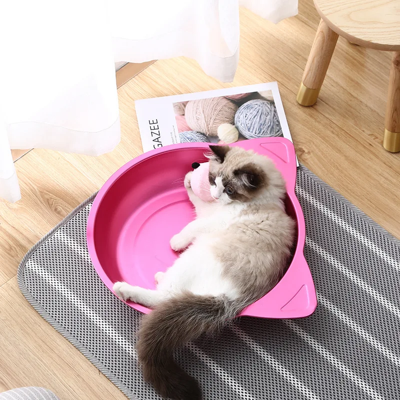 

Pet Supplies Online Celebrity Color Aluminum Cat Face Cat Feeding Bowl Refreshing Cold Heat Dissipation Cat Feeding Bowl a Gener