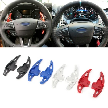 

For Ford Focus Ecosport 2015 2016 2017 Car Steering Wheel Shift Paddle Shifter Extension CNC Aluminum
