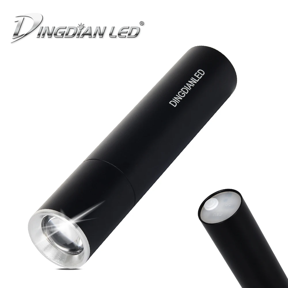 

USB Rechargeable Portable LED Tactical Flashlight Multifunction Zoomable Powerbank Feature Camping Light DC5V 3W Torch Light