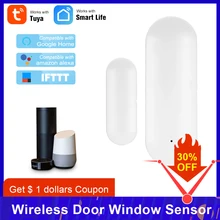 Détecteur de porte/fenêtre intelligent sans fil, wi-fi, alarme de sécurité pour Amazon alexa Google assistant IFTTT ou Rokid