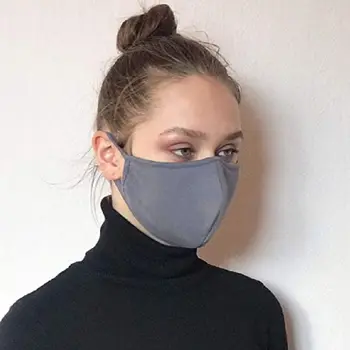 

5Pcs Cotton Mouth Print Anti-dust Face Cover Anti-wind cleanable reusable Unisex Mouth Guards Anti-fog Children and Adults