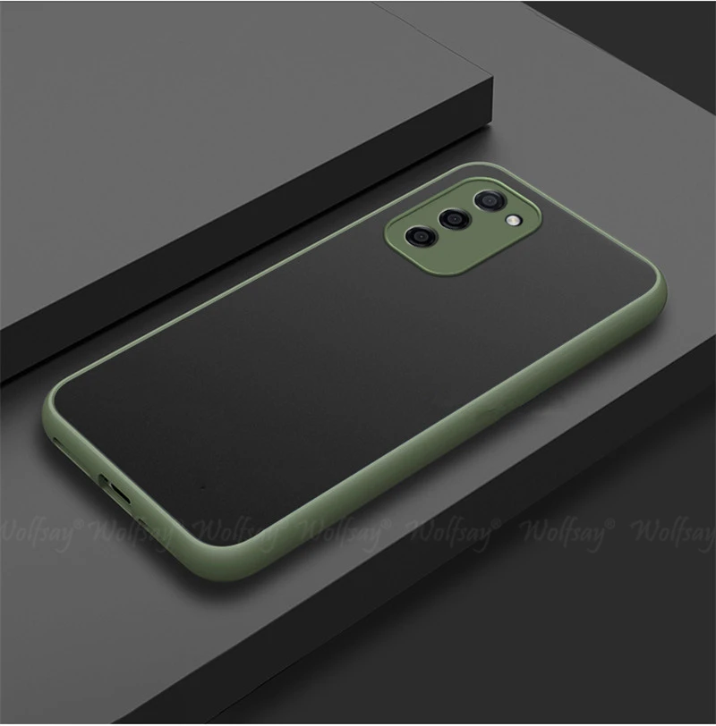 samsung silicone case Dành Cho Samsung Galaxy Samsung Galaxy A03S Ốp Lưng Silicone Mờ PC Trong Suốt Dành Cho Samsung A03S Cover Galaxy M52 A02S A21S A22 A32 ốp Lưng cute samsung cases