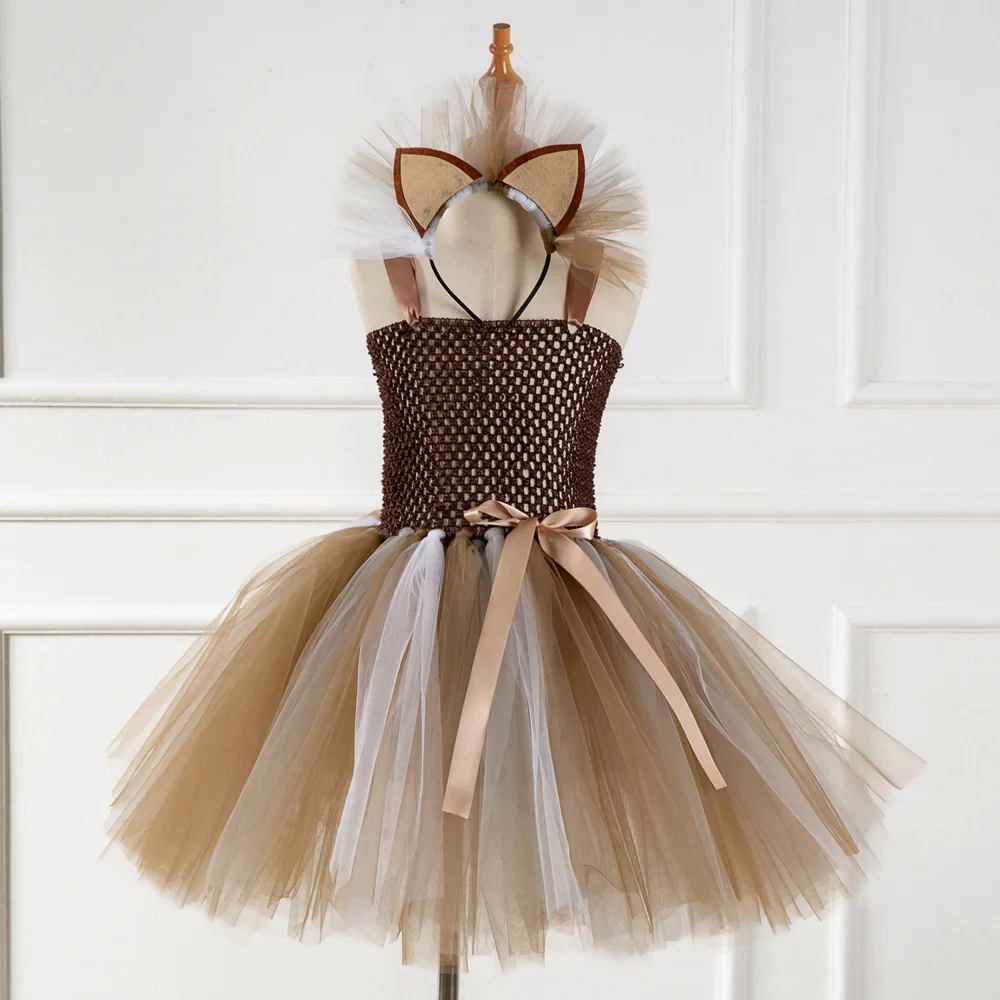 Tutu Girl Dress Party Kids Halloween 