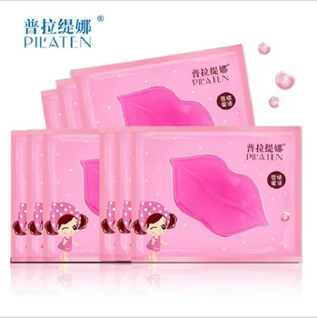 

10pcs PILATEN Collagen Lip Mask Collagen Protein Anti Aging Wrinkle Patch Pad Gel Baby Lips Care Beauty Cosmetic