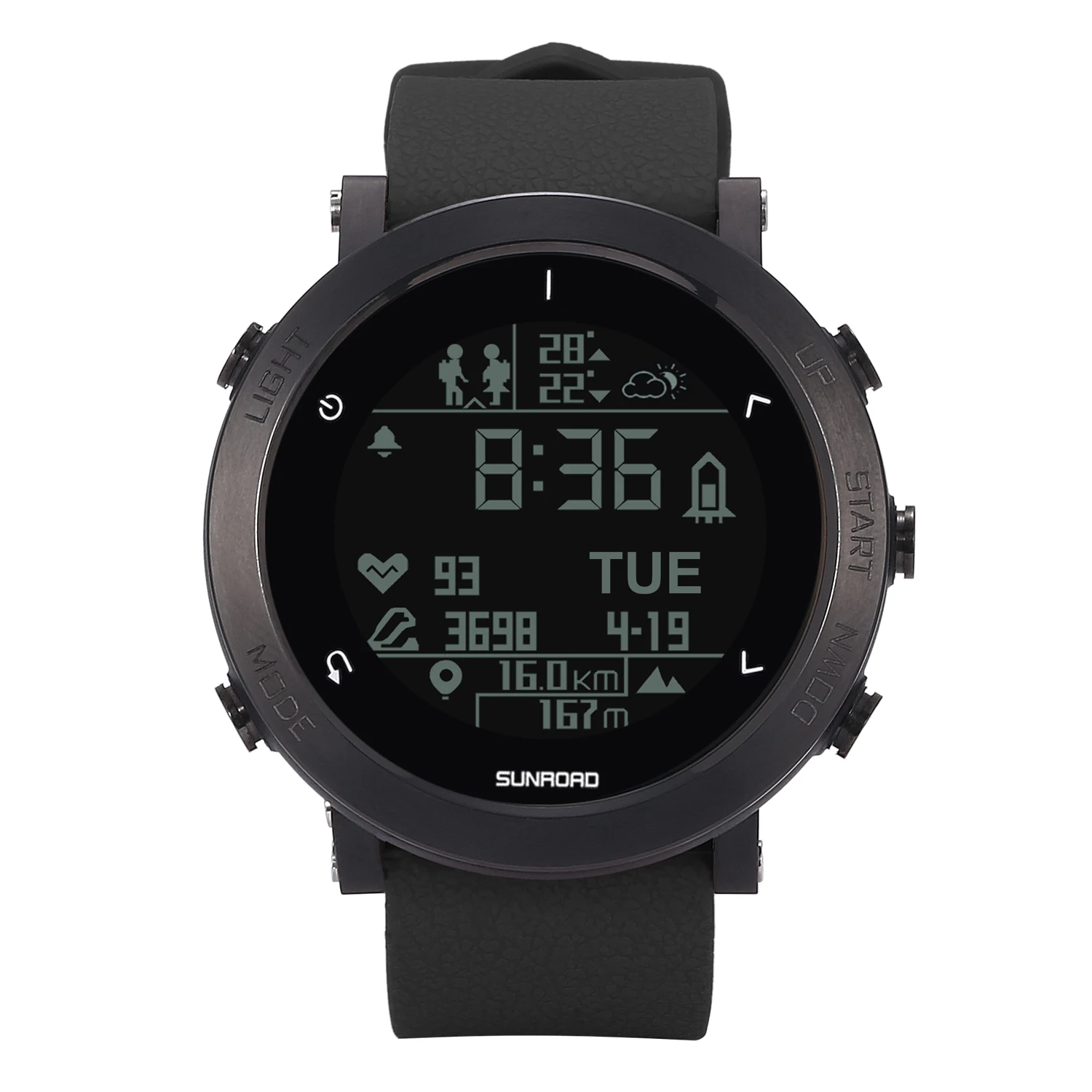 Новинка 2021 Sunroad GPS спортивные Смарт-часы цифровые часы пульсометр плавание