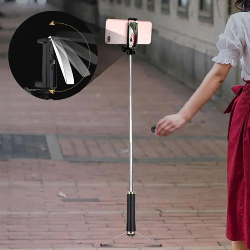 Открытый Bluetooth селфи палка Беспроводной монопод складной ручной держатель для фото