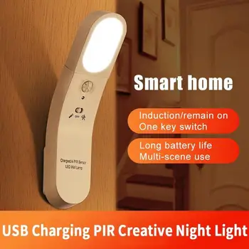

USB Rechargeable LED Wall Lamp Outdoor Indoor Wall Lamp Home Room Bedside Camping Lamp White Light Warm Light Household Lighting