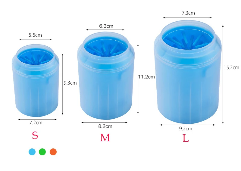 Soft Silicone Paw Cleaning Cup For Large Small Dogs Portable Cleaning Cup Brush Paw Wash Pet Foot Quickly Wash Grooming S/M/L