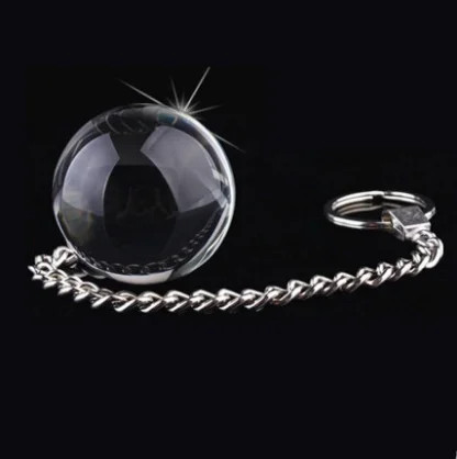 Crystal Glass 35mm Vaginal Ball With Metal Chain Anal Prostate Stimulate Unisex Adult Intimate Toys For Women Men kegel balls