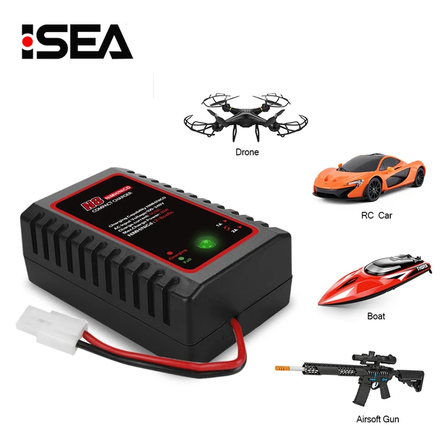 HTRC N8 Nimh Nicd Battery Charger 110-240V 2A 20W AC Compact Charger For 2s-8s Nimh/Nicd Battery With 5 Charging Model RC Toys 1