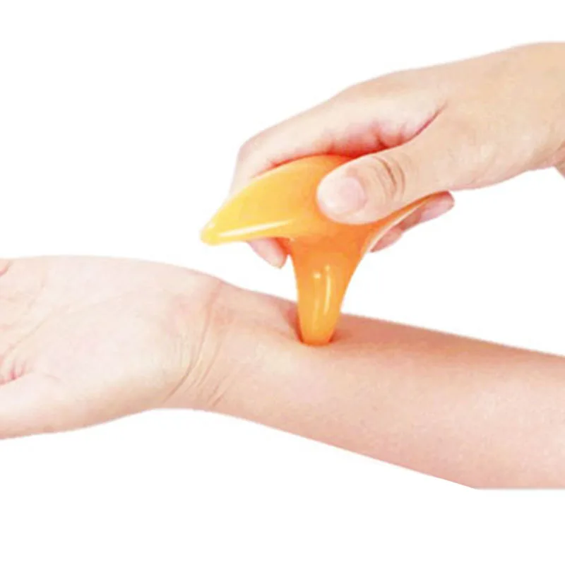 1 шт. массаж из синтетического пчелиного воска треугольная Акупунктура для тела