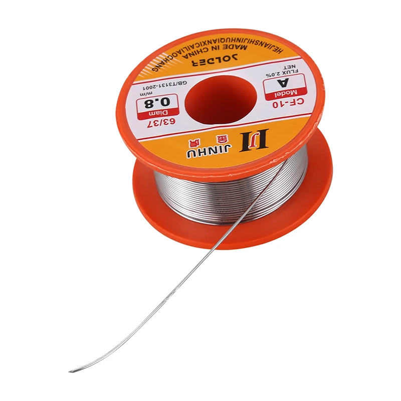 Tin Lead Solder Core Flux Soldering Welding Solder Wire Spool Reel 0.8mm 63/37