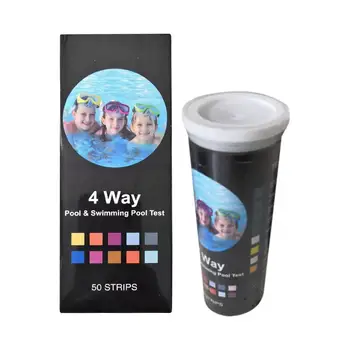 

4 In 1 Water Test Strip Swimming Pool Quality Portable Professional Water Test Paper For Aquarium Swimming Pool Drinking Water