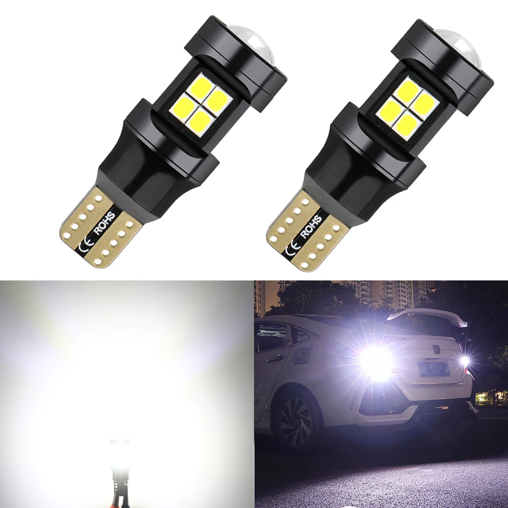 2x супер яркий T15 W16W 921 2835 SMD СВЕТОДИОДНЫЙ автомобильная лампа Авто Canbus обратный