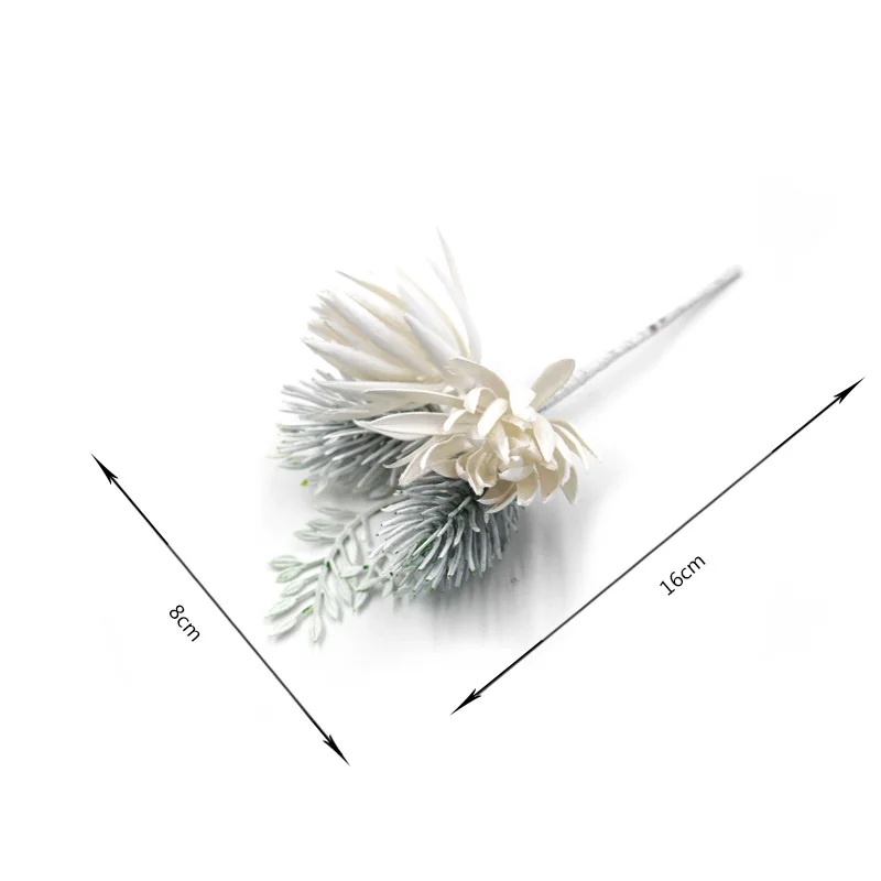 

Plastic Artificial Christmas Branch Pine Bouquet Flower Pick Arrangement Decor