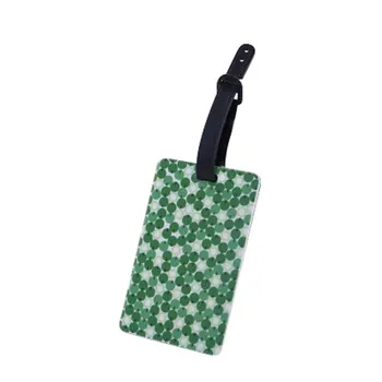 

Floral Label Suitcase Soft PVC Fashion ID Badge DIY Name Address Eye Catching Decorative Travel Luggage Tag Portable