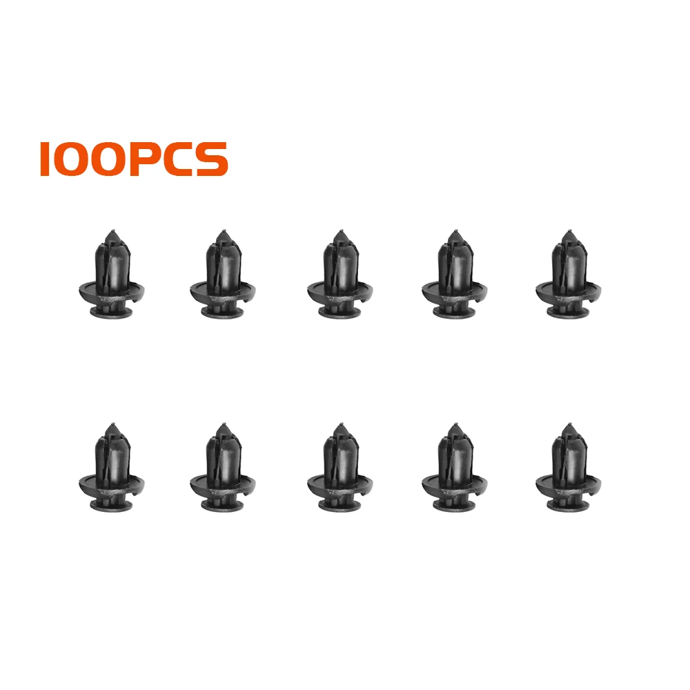 

100PC Fit For Honda Acura Bumper Hood Fender Plastic Rivets Retainer Clips Auto Car Door Fender