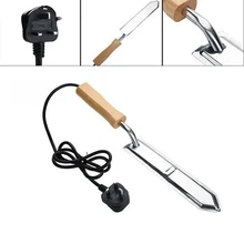 1 шт. Электрический медовый нож из нержавеющей стали нагревательный скребок пчеловодство оборудование для резки деревянная ручка ножа инструмент UK Plug