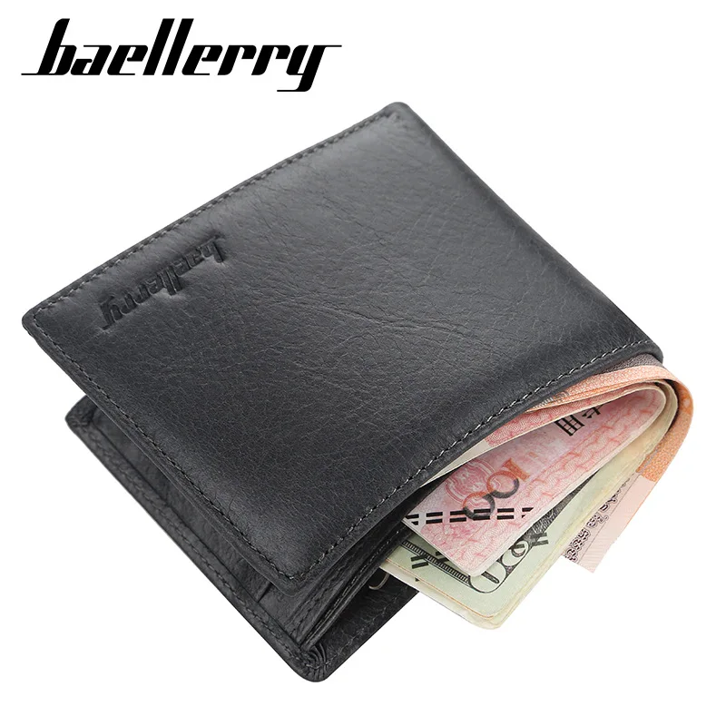 Baellerry натуральная коровья кожа мужские кошельки высокое качество короткий