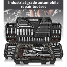 46/53PCS Werkzeuge Box Professionelle Automobil Reparatur Werkzeug Set Multifunktionale Hand Werkzeug Chromes Vanadium Stahl Reparatur Für Auto