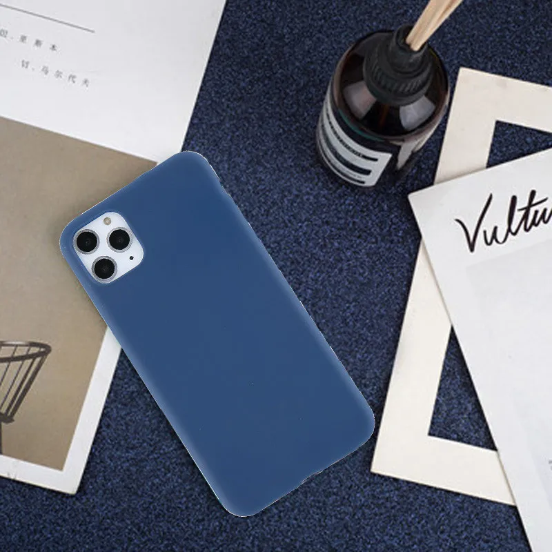 N Мягкие Матовые чехлы Ottwn ярких цветов для iPhone 11 Pro X XR XS Max 7 8 6 6s Plus 5 5S SE ударопрочный ТПУ силиконовый чехол-накладка - Цвет: N