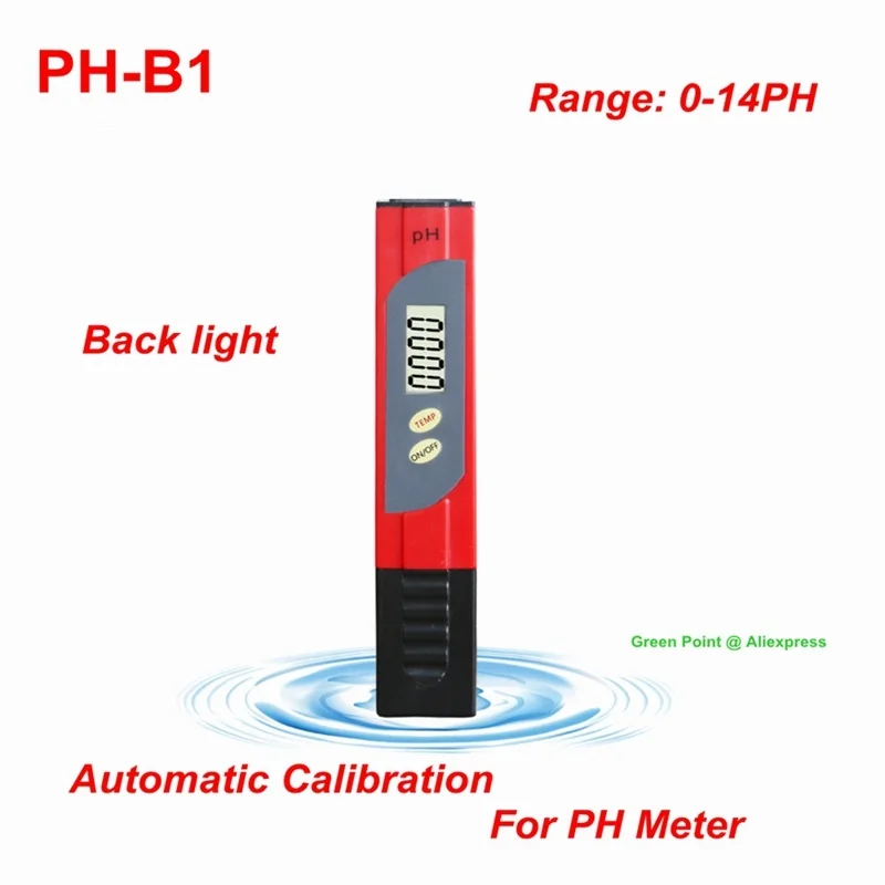 PH B1 Digital PH Meter Automatic Three Points Calibration High