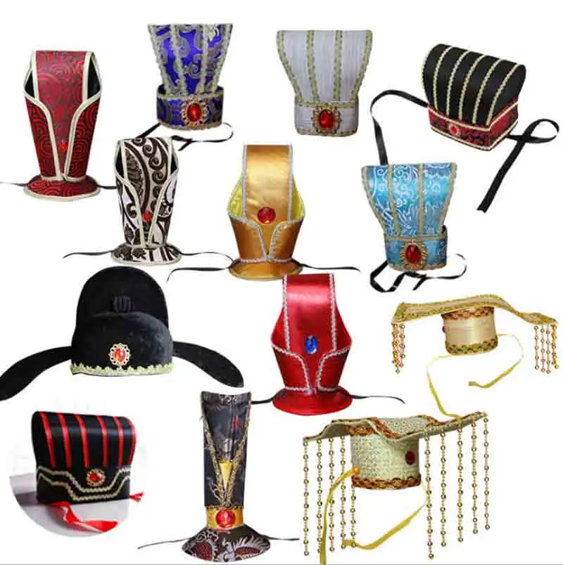 Китайская старинная шляпа из трех царств головной убор ханьфу реквизит для