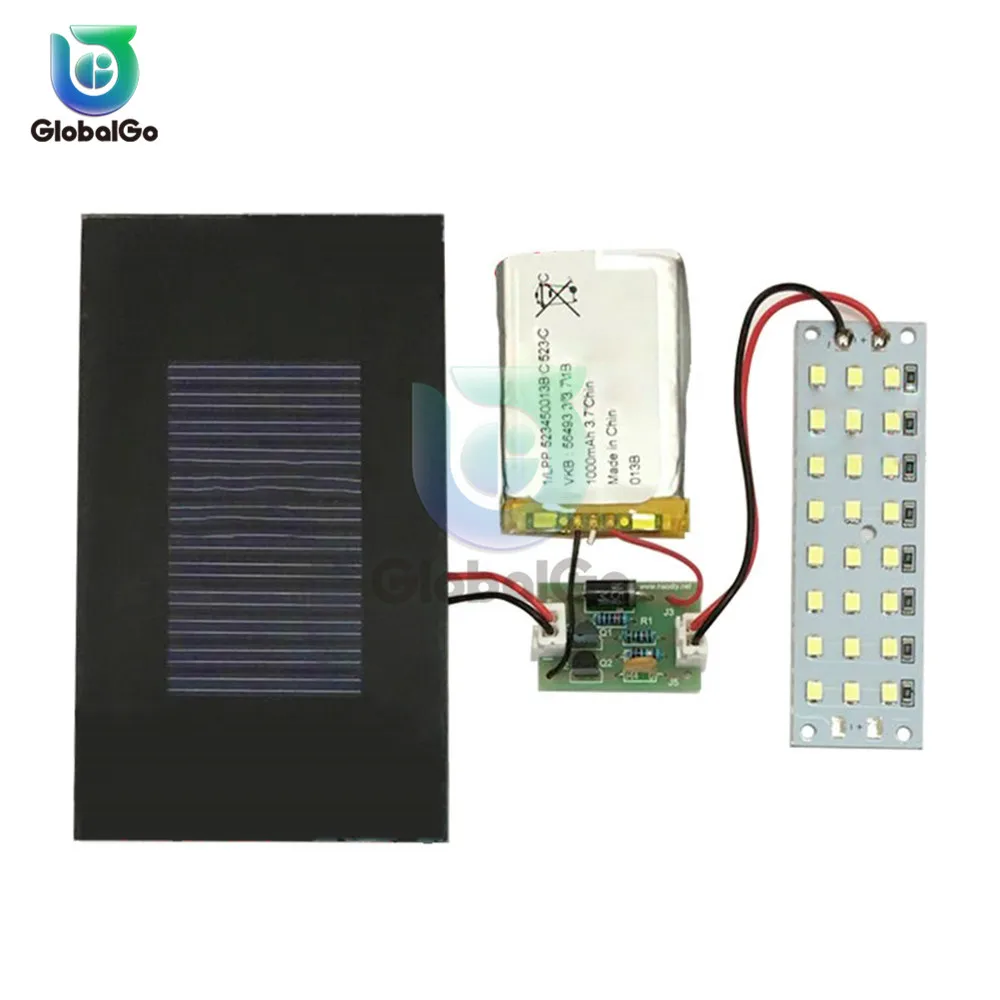 Авто литиевая батарея зарядная плата зарядное устройство Модуль+ защитный свет Датчик управления DIY комплект для лампа солнечной панели зарядная плата