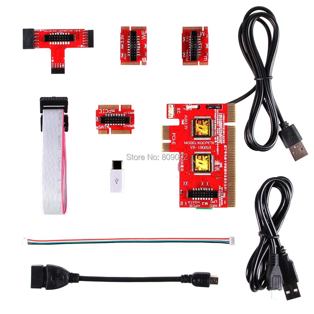 USB/PCI/PCIE/MiniPCIE/LPC/EC Computer Motherboard Diagnostic Analyzer Tester Card For PC Notebook laptop and Smart Phone