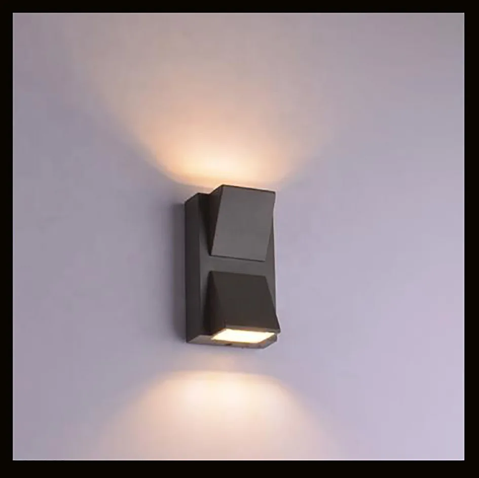 luz superfície montado cubo led jardim varanda luz decoração ao ar livre