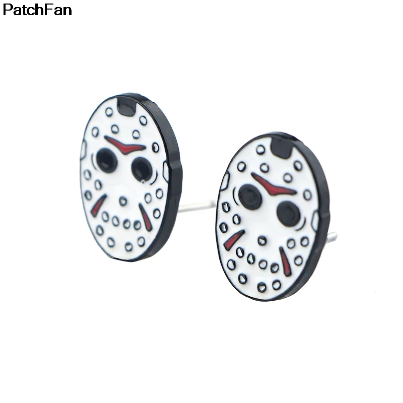 Серьги Patchfan Friday the 13th Movie, эмаль, цинк, креативные, вечерние, для женщин, сувенир, подарок, ювелирные изделия для фанатов A2582