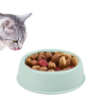 

1pc/3pcs Pet Bowl Easy To Clean Wheat Straw Pet Food Bowl Pet Feeding Bowl For Cats Dogs Water Food Feeder Pet Feeding Supplies