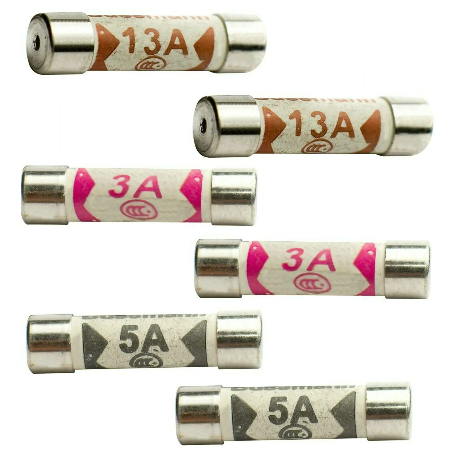Details about   Fuses Household Domestic Ceramic Mixed Packs 3A 5A 13A Fuse Cartridge Mains Plug 