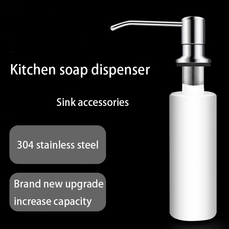 

Kitchen Soap Dispenser Sink Liquid Soap Bottle Bathroom Detergent Liquid Hand Wash Soap Dispenser Pumps Kitchen Sink Accessories