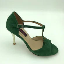 Удобная и модная танцевальная обувь для танго в Аргентине; женская обувь для свадьбы и вечеринки; T62103B-DGS