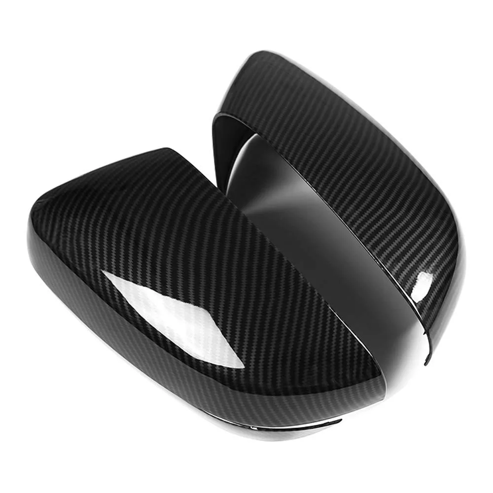 2 pcs Car Door Rear View Mirror Cover Mirror Cover for 2019-2020 BMW G20 3 Series Rear View Shell Casing Carbon Fiber Print