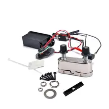 Practical Replacement 3.5mm Jack Bridge Pickup EQ Amplifier Preamp Kit Set for Electric Violin Accessories