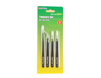 

Trumpeter Master Tools 09957 Tweezers Set Assemble Model Building Tool(4 type)