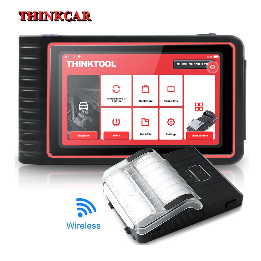 THINKCAR Thinktool OBD2 сканер Bluetooth Полный Системы Беспроводной OBD 2 Автомобильный