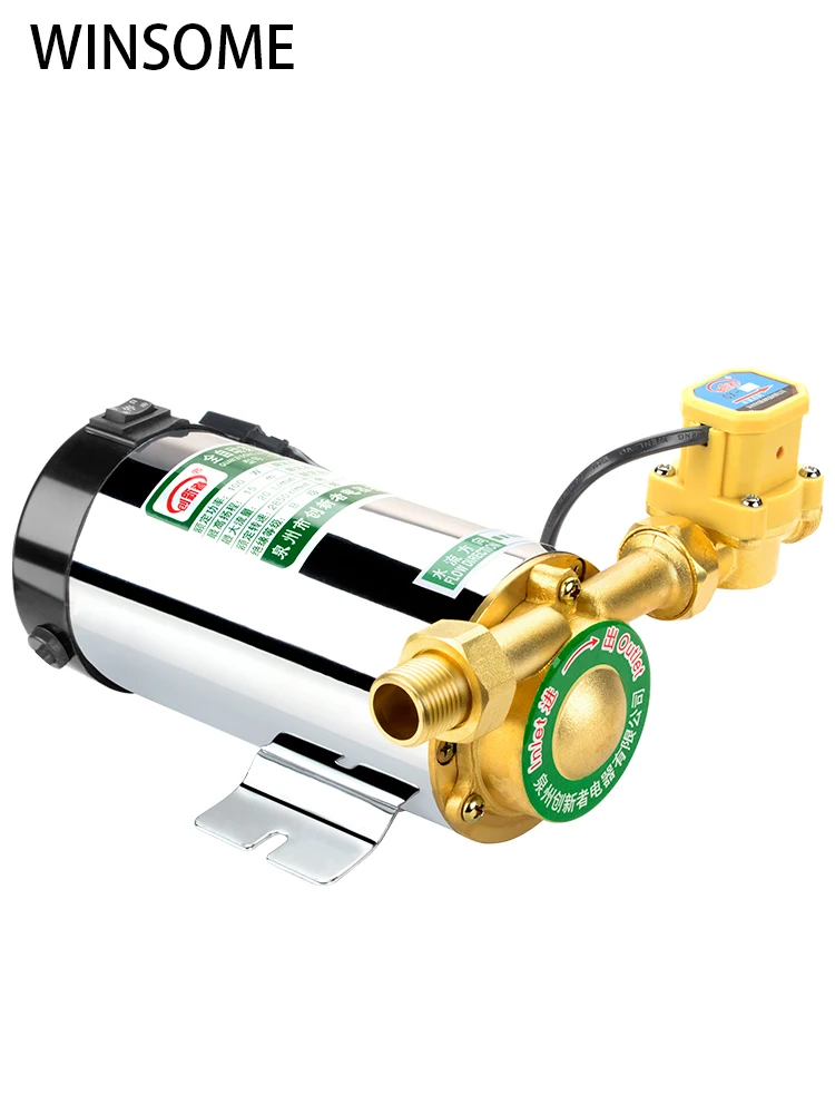 

100W водопроводной воды бустерный насос бытовой автоматический Солнечный душ для Ванной Электрический водонагреватель водяной насос трубопровода бустерный насос 220V бесшумный