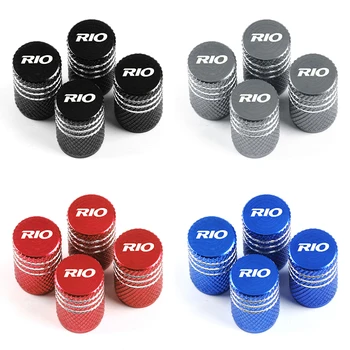 

Car Wheel Tires Valves Aluminum Tyre Stem Air Caps Decorating for KIA RIO K2 2010-2017 Car-styling Accessories