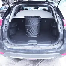 Универсальный автомобильный мусорный бак для путешествий, ткань Оксфорд, портативный складной мусорный ящик для отдыха на природе, автомобильный портативный мусорный ящик для автомобиля